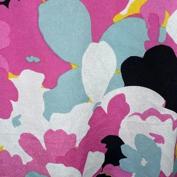 Calvin Klein colorful multi print top with long sleeves size XL - Picture 10 of 12